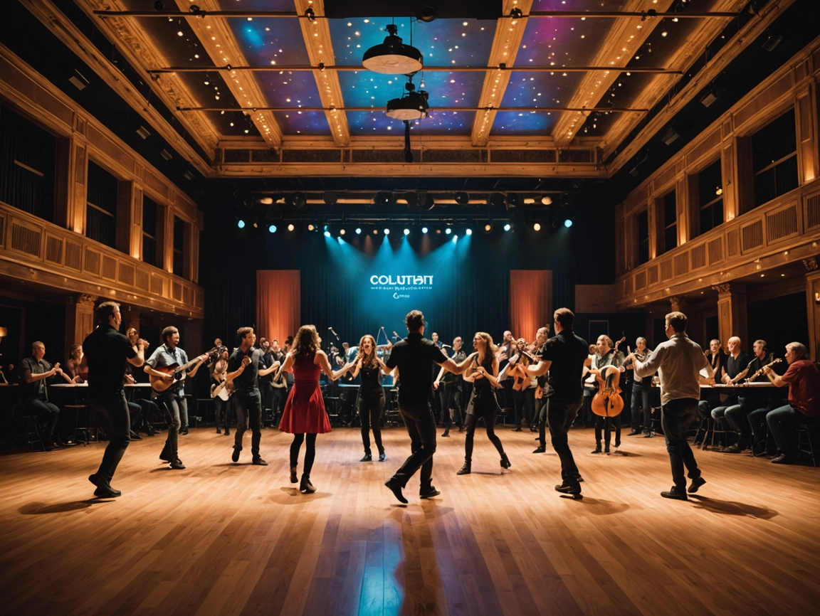 Professionele muziekstudio met akoestische behandelingspanelen